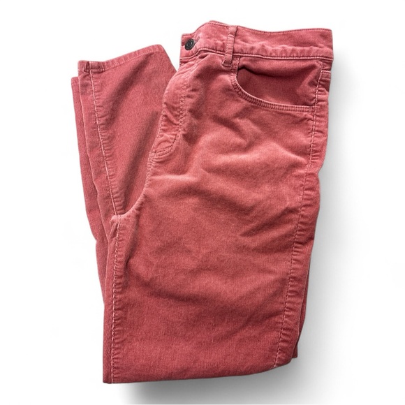 LOFT High Waist Skinny Corduroy pants, Dusty Rose, Size 31 - Picture 1 of 9